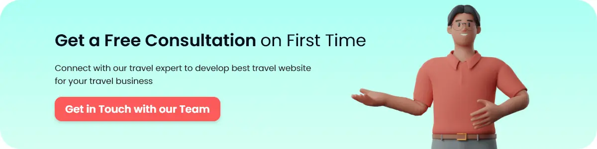 develop success travel website cta