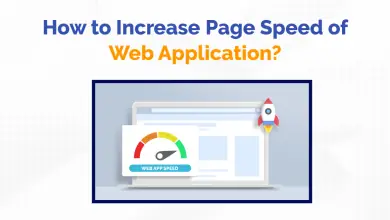 increase page speed of web application